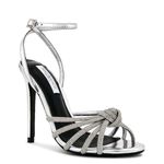 Tony Bianco  Kyla Sandal in Silver Foil Photo 0