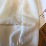 Belle Tweed Ivory Floral Appliqué See Through Sleeveless Bodysuit Size XL Photo 10