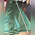 Lulus Emerald Green Strapless Maxi Dress with slit size Medium NWT Photo 11