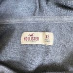 Hollister  Oversized Lace Up Longline Hoodie Tunic Sweatshirt Women's XS Photo 3