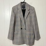 Madewell Riviera Coast Caldwell Double Breasted Blazer in Palmyra Plaid Size M Photo 2