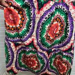 Nasty Gal Boho Print Scallop Trim Cutout Maxi Dress Size 0 Multicolor UK 4 Photo 7