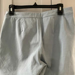 Lysse  Powder Blue‎ Stretch Twill Crop Pants with Distressed Hem size Medium Photo 4