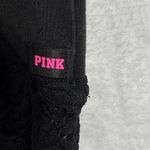 PINK - Victoria's Secret PINK Nation Black Lace Trim Bandeau Crop Top Bra Shirt M Medium READ Photo 3