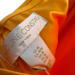 Caroline Constas Orange Sequin Embellished Sleeveless Halter Midi Dress Size M Size M Photo 9