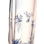 Panama Jack White Blue Linen Wide Leg Pants L NWT Photo 3