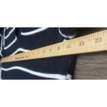 Old Navy L Striped Knit Sweater Polo Shirt Navy White Nautical Coastal Cruise Photo 3