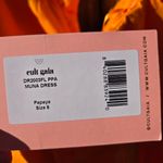 Cult Gaia  'Muna' Papaya Off-The-Shoulder Strapless Midi Dress Size 4 Photo 12