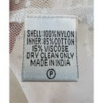 Tasha Polizzi White Lace and Crochet Overlay Tank Top Size L Photo 4