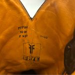 Frye Daisy Duke Western Brown & Gold Leather Boots W/Rhinestones Studs S 10-EUC Photo 8