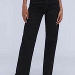 Everlane EUC The Way High Jean High Rise Straight Leg Coal Black Photo 0