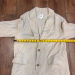 Gap Womens Large Relaxed Linen Blend Blazer Lightweight Casual Work Jacket Photo 8