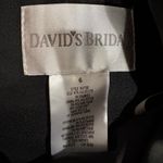David's Bridal One Shoulder Black Dress Size 6 Photo 7