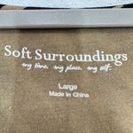 Soft Surroundings Large Maxi DressTigris Black Tan Animal Print Stretch Jersey Photo 2