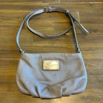 Marc Jacobs Marc Jacob Gray Pebbled Leather Crossbody Bag Small Classic Hobo Festival Photo 0