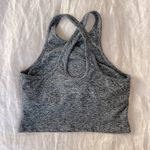 Beyond Yoga  Spacedye Studio Cropped Tank Heather Gray Size L $78 Photo 3