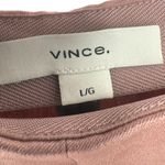 Vince NWT  Womens High-Waist Satin Flare Pants Dusty Rose Size Large Quiet Luxury Photo 2