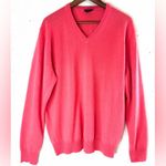 Jos. A. Bank  Travelers L Cashmere V-Neck Pullover Sweater in Vibrant Pink Photo 10