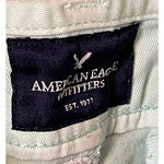 American Eagle American‎ Eagle Midi Stretch Shorts Size 2 Mint Green Womens Stretch Blend 28X5 Photo 4