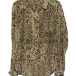 Mes Demoiselles Paris Floral Print 100% Viscose 19W_ Peony Size: XL Tan Size undefined Photo 0