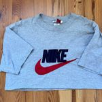 Nike Vintage Reworked Cropped T-Shirt Size XL Gray Patchwork Photo 0