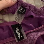 Triangle Greta Purple Sparkle Bikini Photo 1