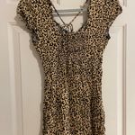Lottie Moss Pac Sun Cheetah Print Short Sleeve Dress Photo 2