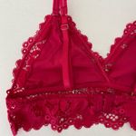 Marilyn Monroe NWOT |  women’s pink lace buckle adjustable bralette‎ bra large Photo 3