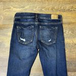 American Eagle Super Stretch Jegging Jeans Women's 4 Regular Dark Distressed Photo 6
