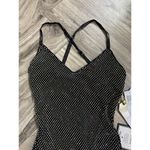 Say Yes To The Prom Embellished Sleeveless Strappy Gown Juniors' 1 Black Slit Photo 5