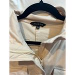 Strut & Bolt Romper Jumpsuit Beige Collared Zip Up Sleeveless Small S Photo 3