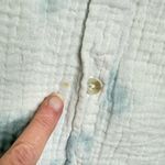 Sonoma  Tie Dye Button Down Shirt Top Women’s Size Large Cotton Beachy Boho Photo 2