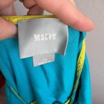 Maeve Anthropologie Blue Green Colorblock Shirt Dress Womens 10 Bright Eclectic Photo 7