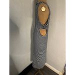 Rouge Collection Cold Shoulder Striped Maxi Dress 1X Plus Size Barbie Preppy Black Photo 3