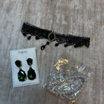 Cruella Deville Halloween Costume Set 101 Dalmatians Disney Villain Era Wig White Photo 4