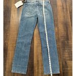 Current/Elliott NWT The Poker Straight Leg Jeans Size 27 Medium Wash Photo 4
