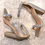 Badgley Mischka Jewel Odessa, Champagne w/Dazzling Crystals Size 8.5 Retail $119 Photo 1