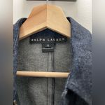 Ralph Lauren Black Label RARE Denim Shift Collared Midi Dress size 8 Blue Photo 2