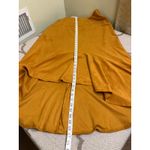 Anthropologie  Maeve Cosima Flouce Faux Suede Midi High Low skirt, size 14 Photo 11