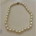 Macy's Teardrop Pearl Necklace Photo 1