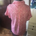 LuLaRoe  Amy red Scandinavian knit button down blouse Photo 1