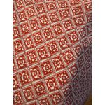 Max Studio  Women's‎ Large Red Floral Print Maxi Midi Shirt Dress Collared Belted Photo 7