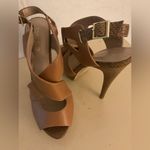 Bebe leather platform heel Strappy sandals size 8 Photo 9