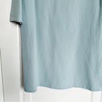Eileen Fisher • Washable Stretch Crepe Shift Dress boat neck aqua blue Photo 4