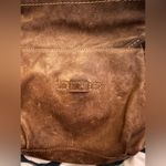 Frye  Artisan Foldover Brown Leather Crossbody Bag Photo 4