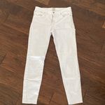 J.Crew  white Denim 9” Toothpick Jeans Size 29” Photo 2