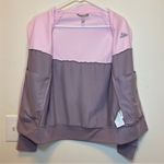Adidas | Essentials Colorblock Tricot Full Zip Track Jacket Purple/Pink Sz Small Photo 8
