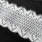 Tahari Striped Knit Tank Top Black White Sleeveless Size 8 Photo 7