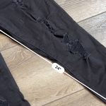 Levi's Premium 721 High Rise Skinny Black Distressed Jeans Photo 4