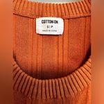 Cotton On  Sweater Vest Tank Burnt Orange Size: Small Perfect for Fall Photo 2